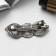 Hair hair clip "Brioni" links, 6.5 cm