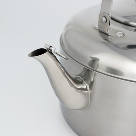 A kettle with a stainless steel whistle, 6 liters, the color is chrome-3