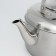 A kettle with a stainless steel whistle, 6 liters, the color is chrome