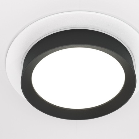 Building lamp Technical DL086-GX53-RD-WB, 1x15W, 11x11x5.3 cm, GX53, white-black color-2