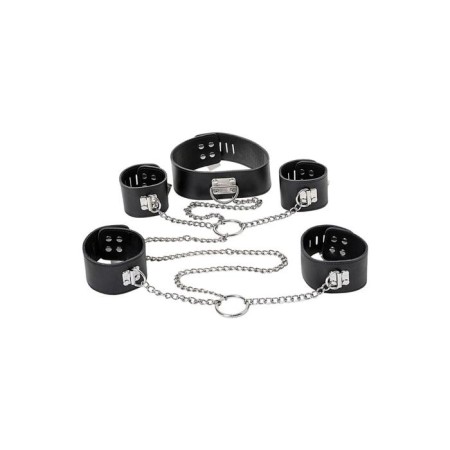 Bondefa Theater bondage set, skin, black color, 70 cm-3