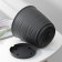 Pot for flowers with a Saffron pallet, 2.6 l, d = 17.6 cm, h = 16.2 cm, black color is black