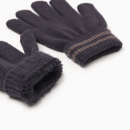 Children's gloves minku, dark blue color, 13 cm-2