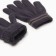 Children's gloves minku, dark blue color, 13 cm