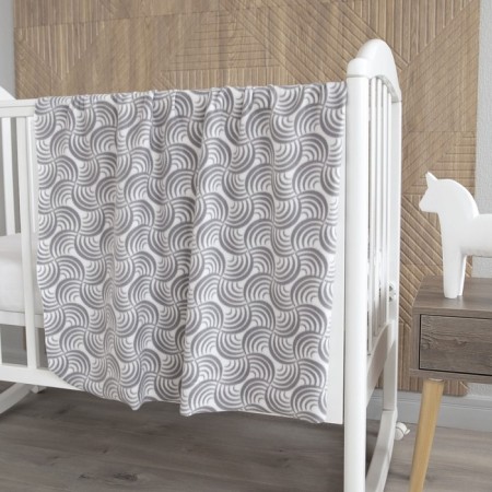 Fleet blanket "Shells", size 100x118 cm-1