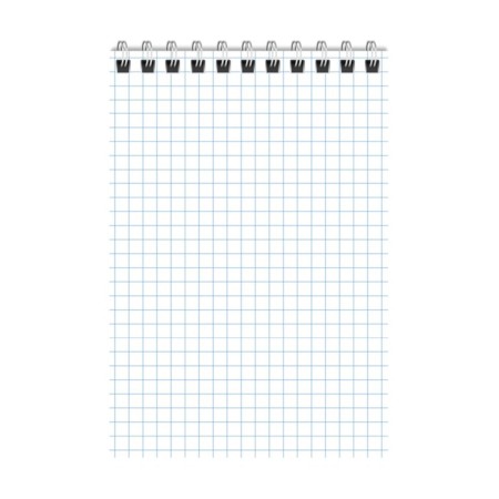 Notepad A6, 40 sheets in a cage on the crest Illusion, cover Cover Cardboard, OFSET block 60 g/m2, mix-6