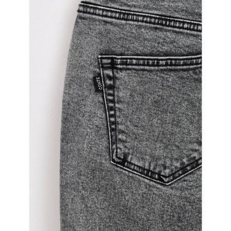 Women's jeans with a high landing CONTE Elegant Mom Fit, size XS, Grey color-7