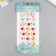 Sticker of rhinestones plastic "threads with flowers" 19x8 cm
