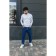 Jumper male ise, size 54, color gray color