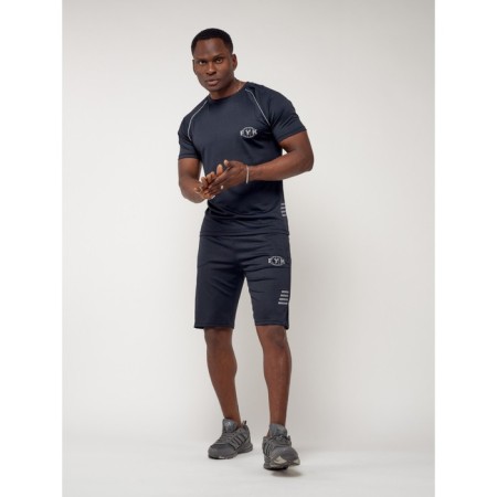 Sports suit men's, size 50-52, dark blue color-4