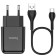 Network charger Hoco N2, USB - 2.1 a, Type -C 1 m cable, black