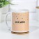 Set of paired mugs sublimation "bunches", 320 ml, with application