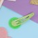 Invisibility for hair "Adele" (set 2 pcs) sliced ​​kiwi, 5.5 cm, green