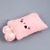 Penal School Soft "Bunny", 21 × 13 cm, plush, pink color