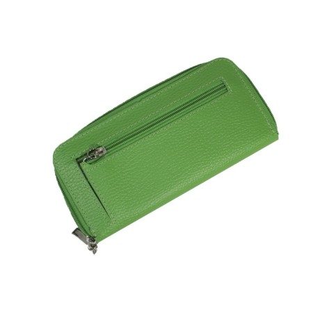 Women's wallet, lightning, color green fleet-1