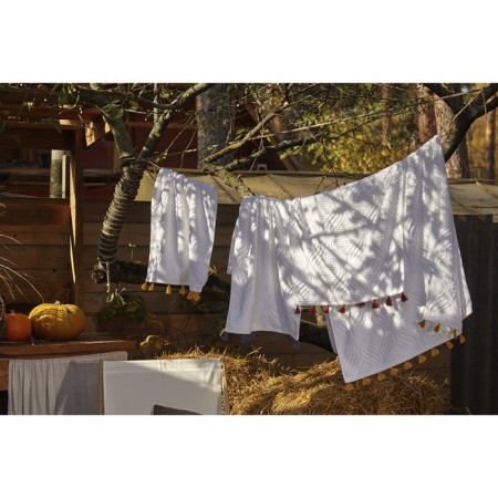 A towel with tkano essiential brushes, 610 gr, size 50x90 cm, white color-6