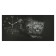 Carty clock is wall-mounted, on canvas, interior, silent "leopard", 40 x 76 cm