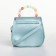 Bag's bag with lightning, turquoise color
