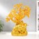 Bonsai souvenir 240 stones "Cash toad at the amber tree" 25x19x13 cm