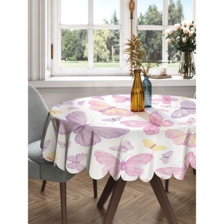 General butterflies tablecloth, round, Saten, d = 150 cm