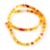 Beads made of natural stone "Yellow agate" set of 90 pcs., Size 1 pc. - 4 mm