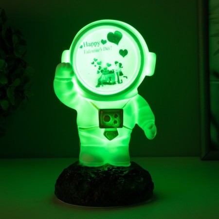 Night Cosmonaut LED USB mix 7.5x7.5x17.5 cm Risalux-5