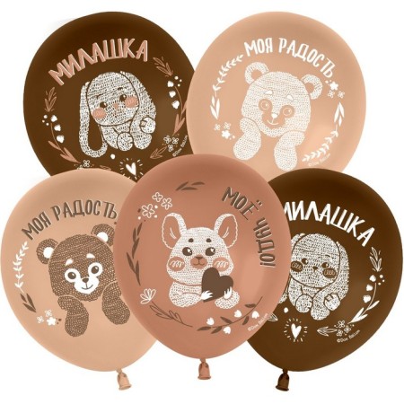 Charlatex 12 "Tender animals", pastel, 2 tbsp., Set 25 pcs., Mix
