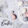 Ethel towel with Easter 40x73 cm, 100% HL, sarzha 190 g/m2