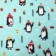 Belezza blanket penguins 120x150cm, fleece 150g/m, PE100%