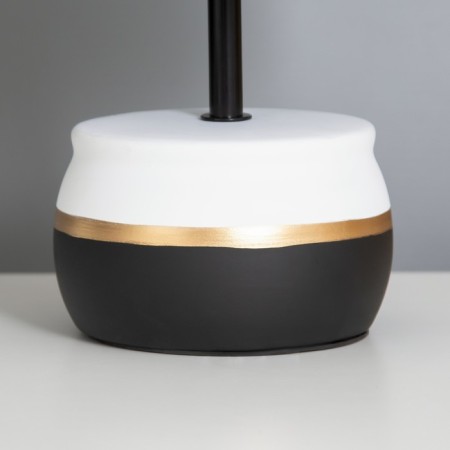 Table lamp "Aisha" 1x40W E14 white/black 18x18x32cm-3