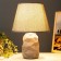 Briana table lamp E14 40W gray 22.5x22.5x35 cm Risalux