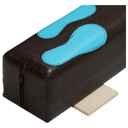 Soft gymnastic log “traces”, 1 m, mix color-8