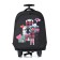 A backpack on a cart, synthetic fabric, 310x430x130 cm, black