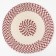 Decorative napkin "Dolyana" central-beard-burgundy, 35*35 cm, 100% cotton