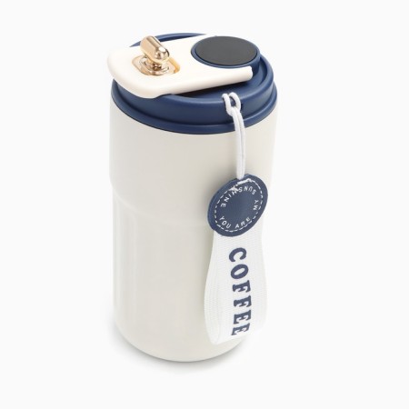 Thermal circle, 450 ml, Coffee "Master K", retains heat up to 6 hours, thermometer, blue-9