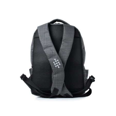 School backpack, synthetic fabric, 285x390x120 cm, gray-2