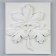 Gypsum figure ornament: maple branch, 30 x 35 x 4 cm