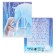 Notebook in a ruler of 12 sheets, 5 types of mix, cover coated cardboard, cold heart