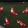 Bag Board Fox, 32x8x15 cm, lightning departure, green color