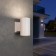 Street wall lamp Elektrostandard, Strit, 164x96x160 mm, E27, sand-white color
