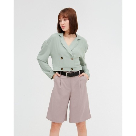 Shorts female bermuds minku color lilac, size 44-3