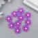 Coboson "Flower", purple color 13 mm