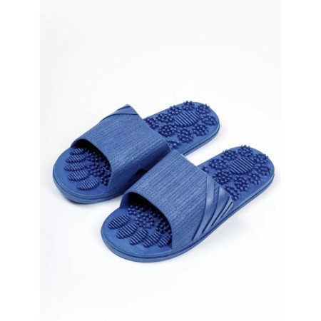 Slippers with a massage effect, open nose, size 38-39, blue color-6