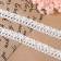 Knitted lace, 15 mm × 15 ± 1 m, white color
