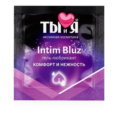 Intimate gel-lubricant you and I intim bluz, water-based lubricant, anal, 4 ml