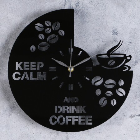 Wall clock, series: kitchen, "coffee", 30 x 30 cm-4
