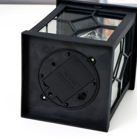 Nightlight "Lanter 1" LED from batteries 3HAAA Black 10.5x10.5x20 cm Risalux-5
