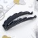 Hair banana "Classic Black" rays, 11 cm, black