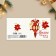 Greet-Mini "Bright New Year!", Fir-tree toy 7 x 7 cm, New Year