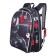 Frame backpack 35 x 26 x 14 cm, Across 490, filling: bag, gray 23-490-5